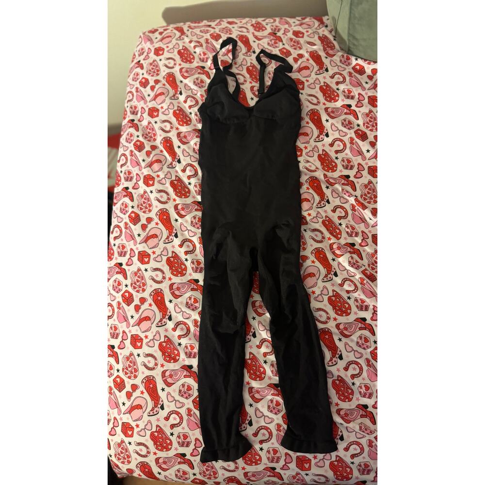 Skims size s/m Black Sculpt Shapewear Sculpting Bodysuit small/ medium NWOT - Picture 5 of 12